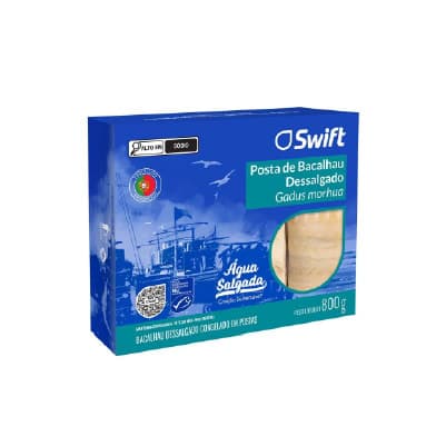 Postas de Bacalhau Dessalgado Swift