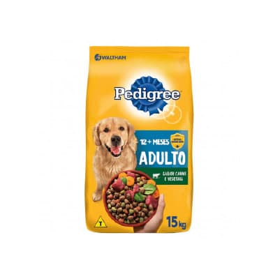 Ração Pedigree Adulto Carne e Vegetais 15kg