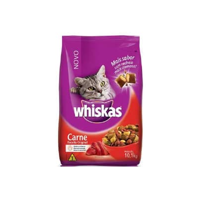 Ração Whiskas Adulto Carne 10kg