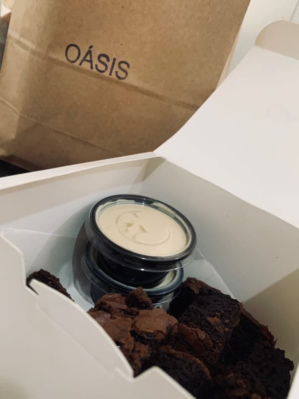 Pote de mini brownie