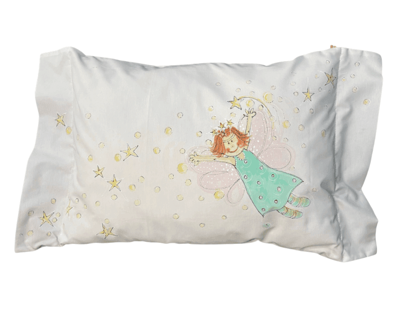 Travesseiro Fadinha Estrelas Verde