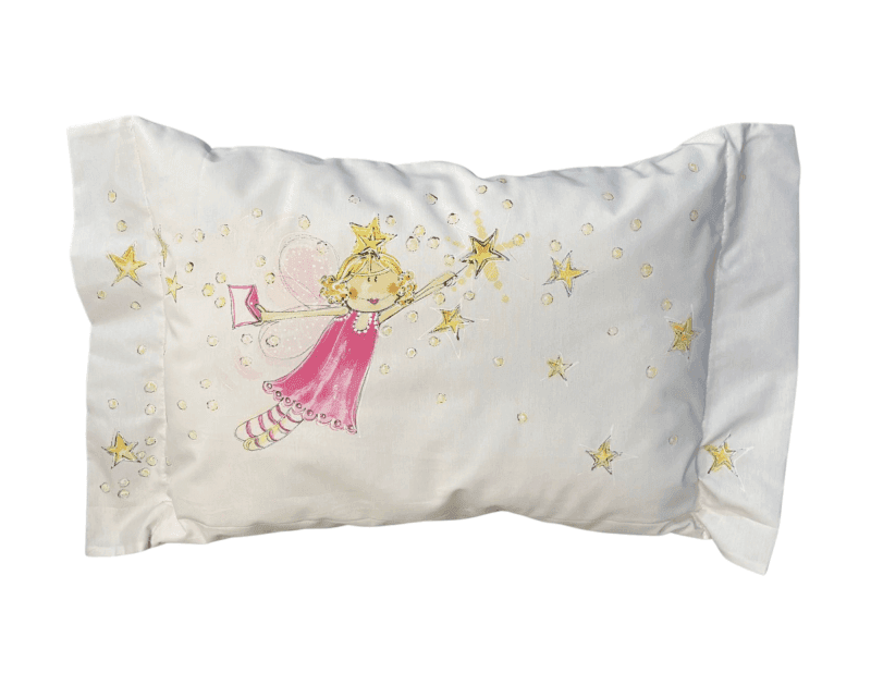 Travesseiro Fadinha Vestido Rosa com Correio Elegante;