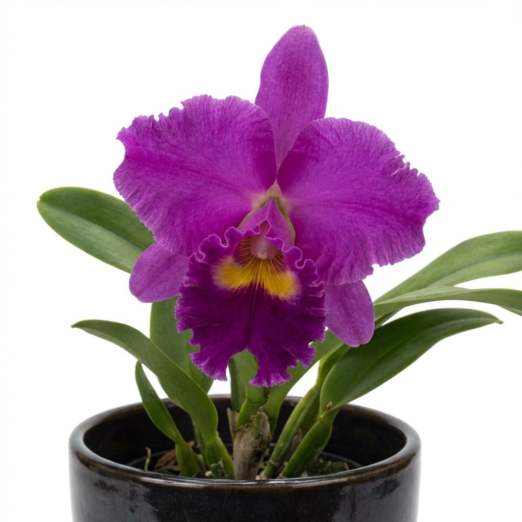 Orquídea Cattleya Roxa