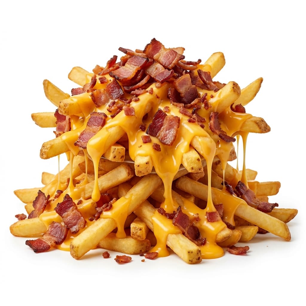 Batata com Cheddar e Bacon